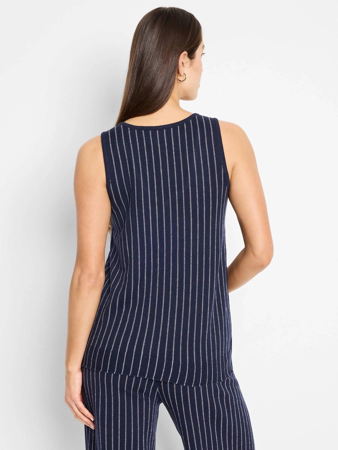 Nic + Zoe - Destination Stripe Knit Tank