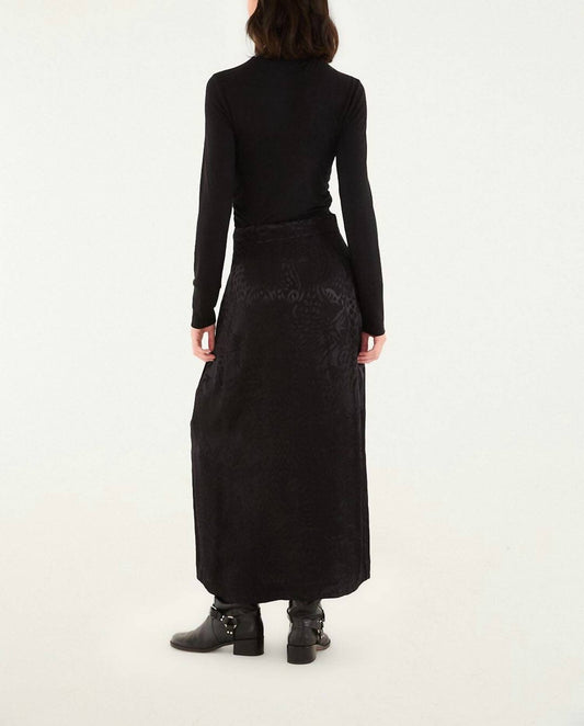 Farm Rio - Women's Midnight Leopards Maxi Skirt