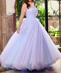 Rachel Allan - Pleated Tulle Prom Dress