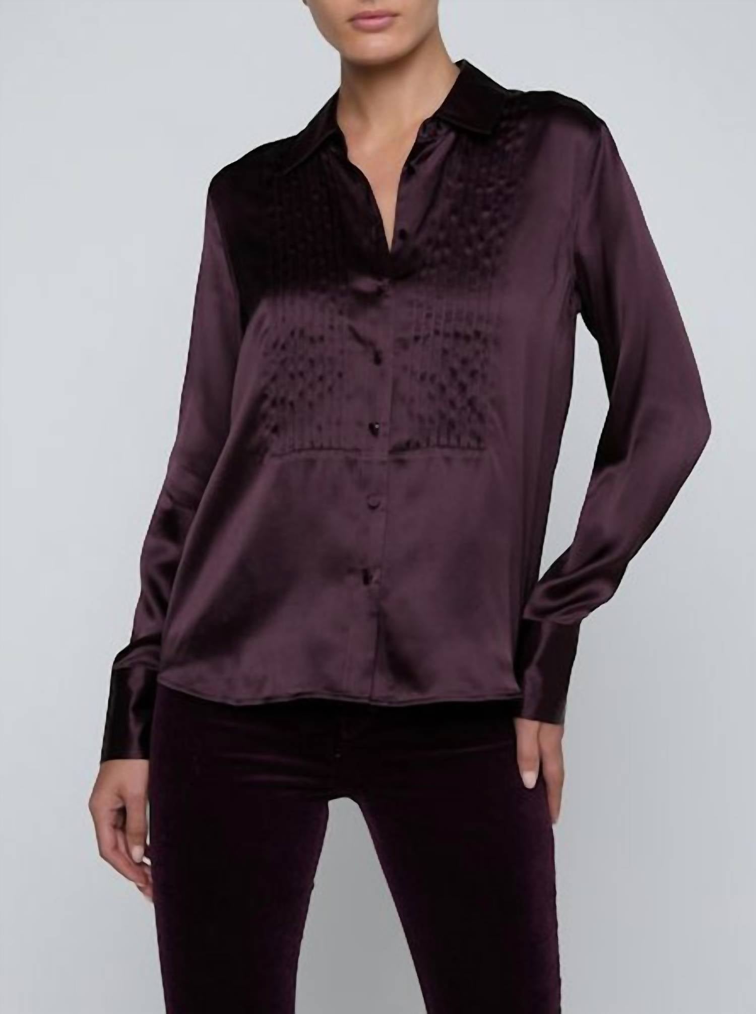 L'Agence - Divya Silk Shirt