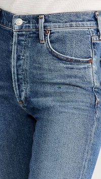 AGOLDE Nico Slim-fit High-waisted Jeans in betray - women's jeans - view 5