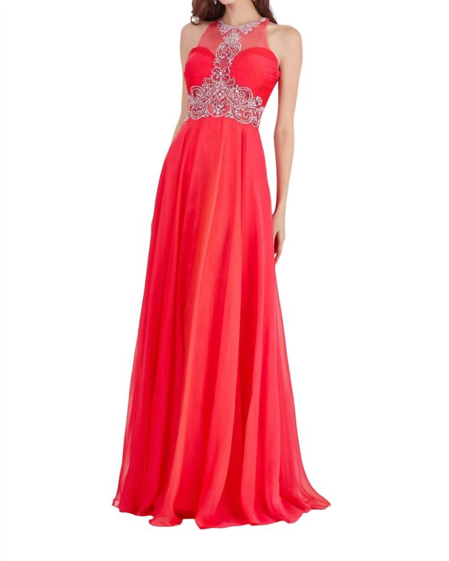 Angela & Alison - Chiffon Long Prom Dress