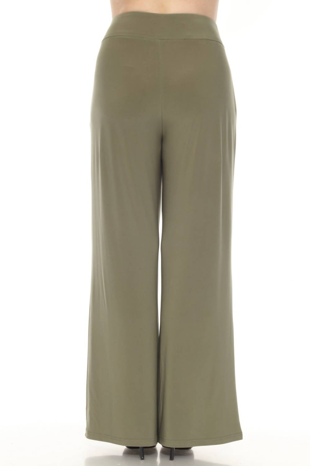 Joseph Ribkoff - High Waist Pleated Wide Leg Pants