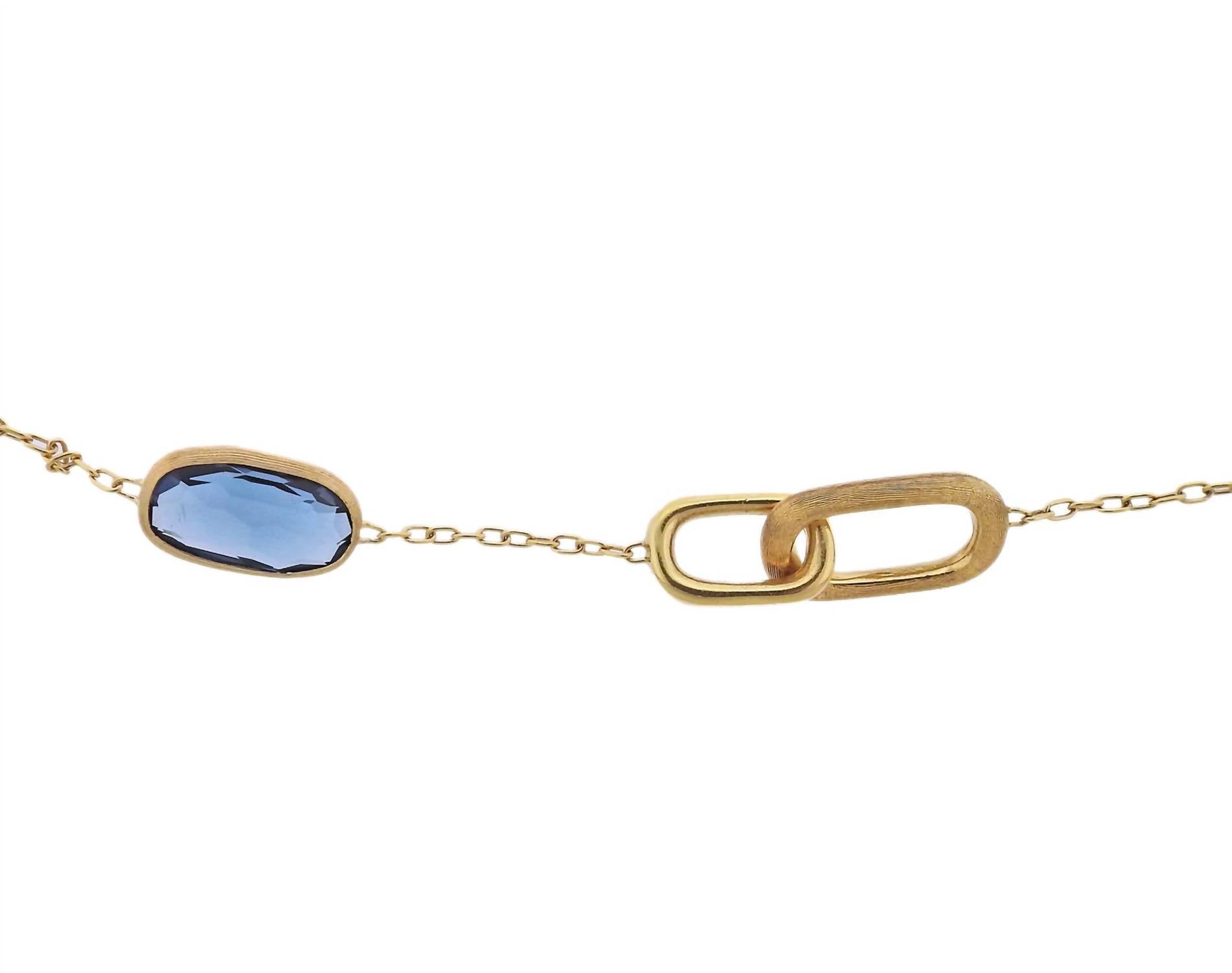 Marco Bicego - Women's 18k Mixed Gemstones Murano Link Necklace