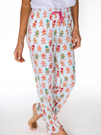 Rufflebutts - Unisex - Bamboo Gingerbread Buddies Pajama Pants