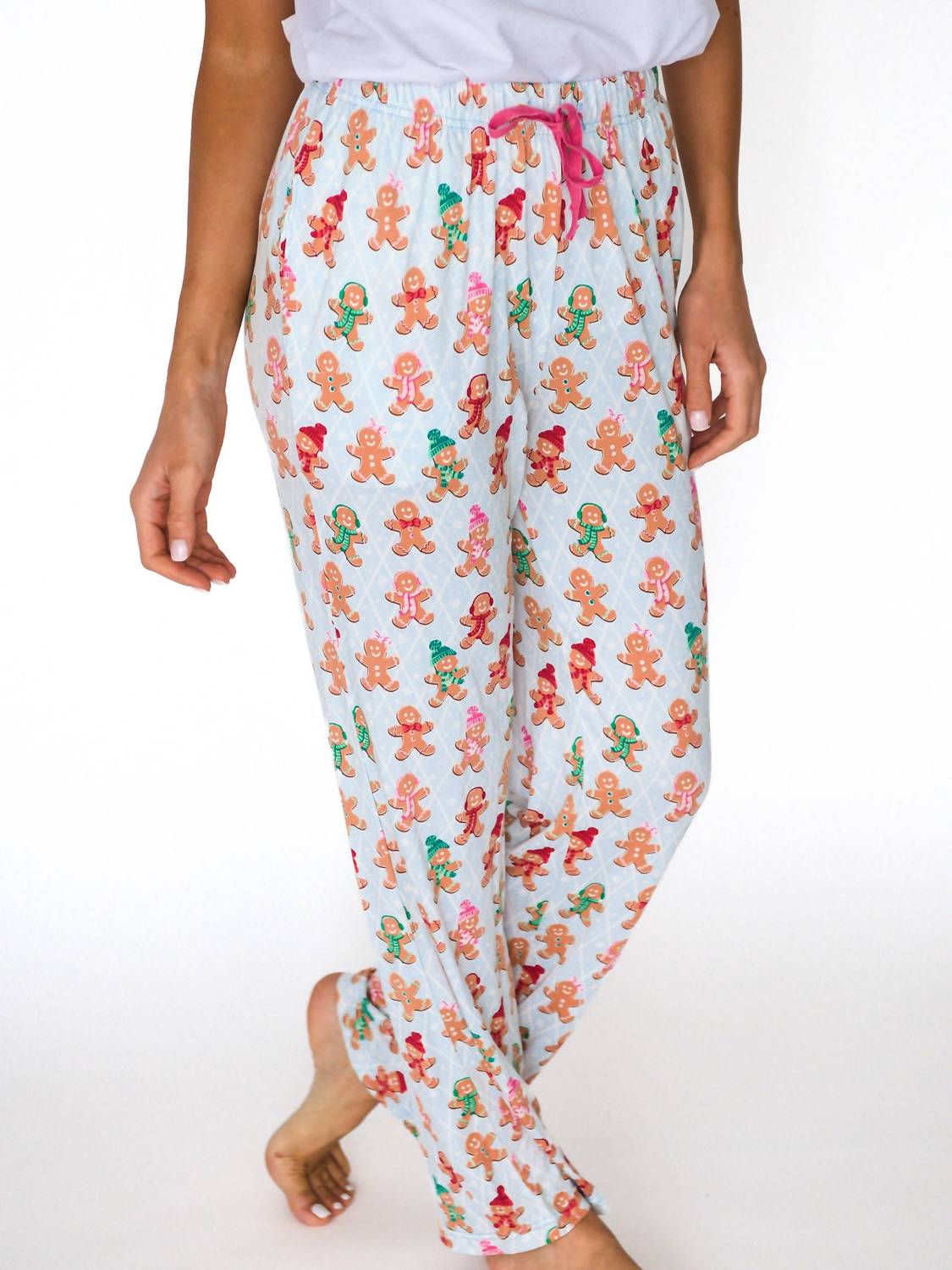 Rufflebutts - Unisex - Bamboo Gingerbread Buddies Pajama Pants