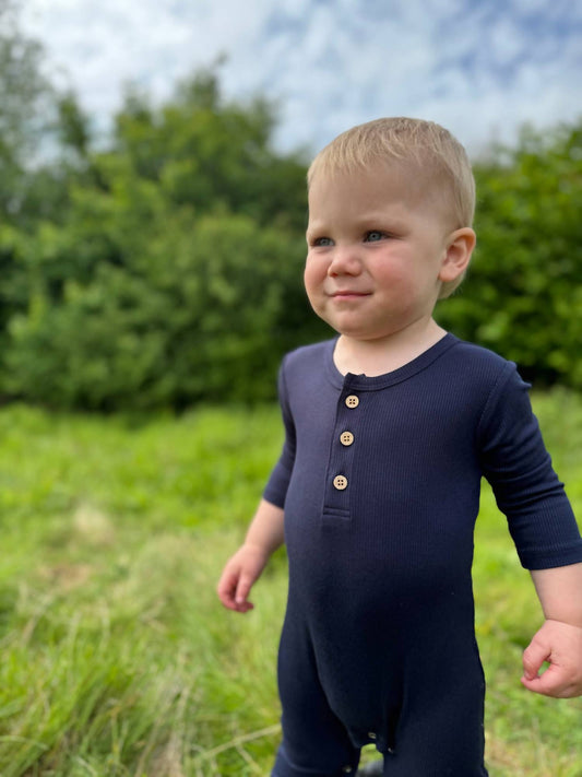 Me & Henry - Baby Mason Rib Romper