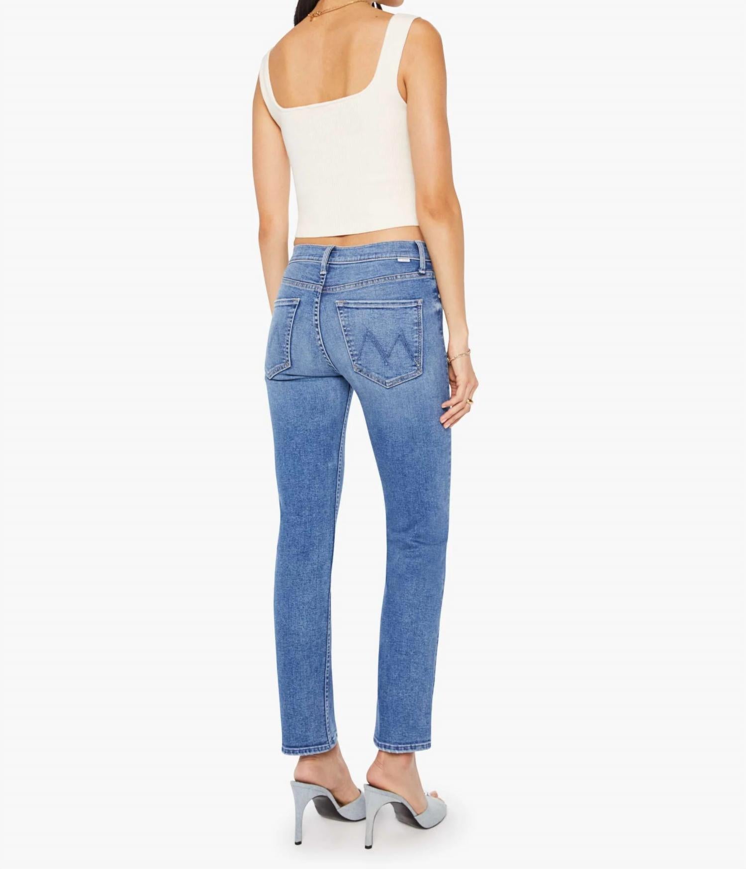 Mother - Mid Rise Rider Hover Jean