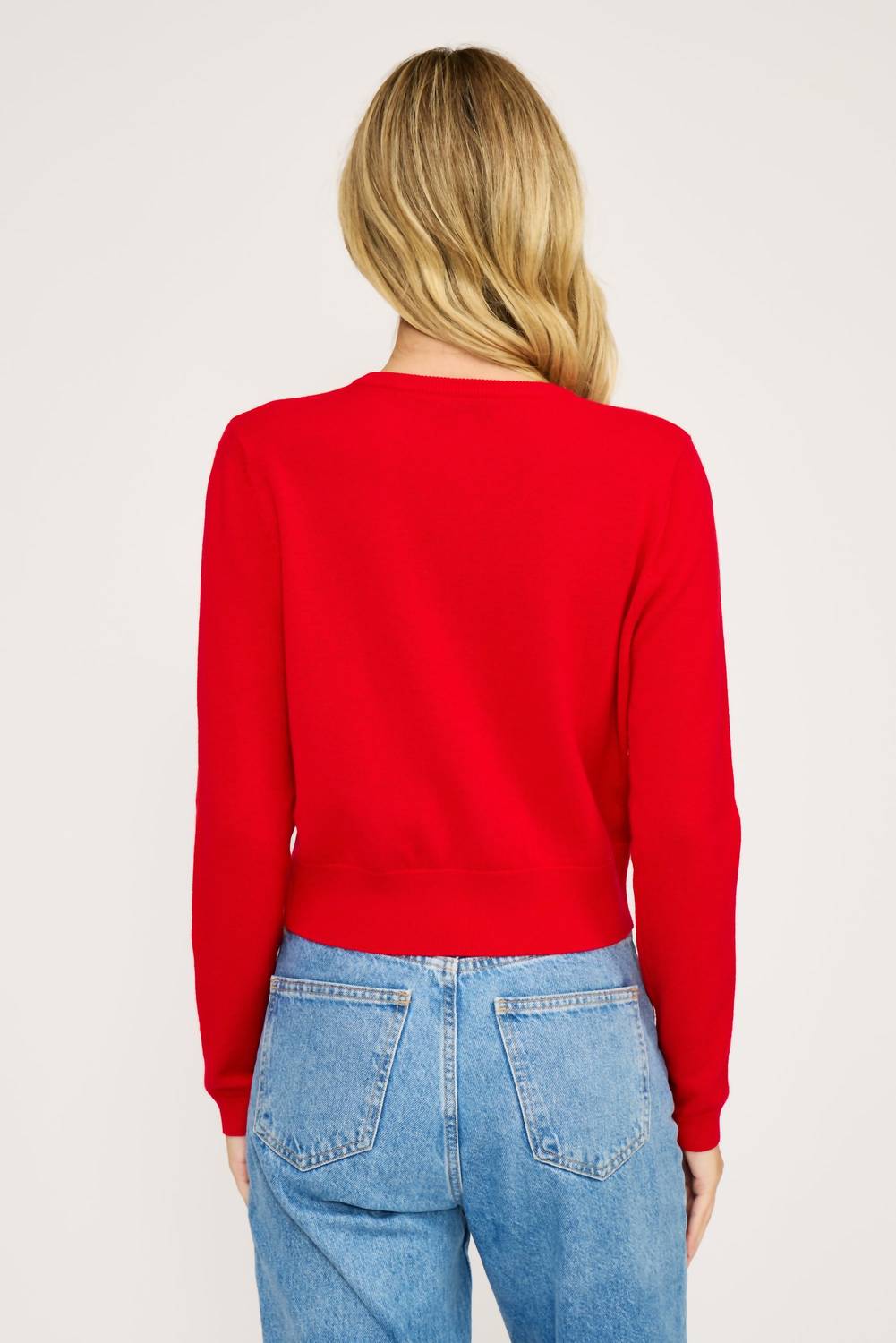 Lucy Paris - Celeste Heart Button Cardigan