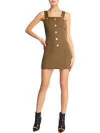 Balmain - Ribbed Fitted Mini Dress