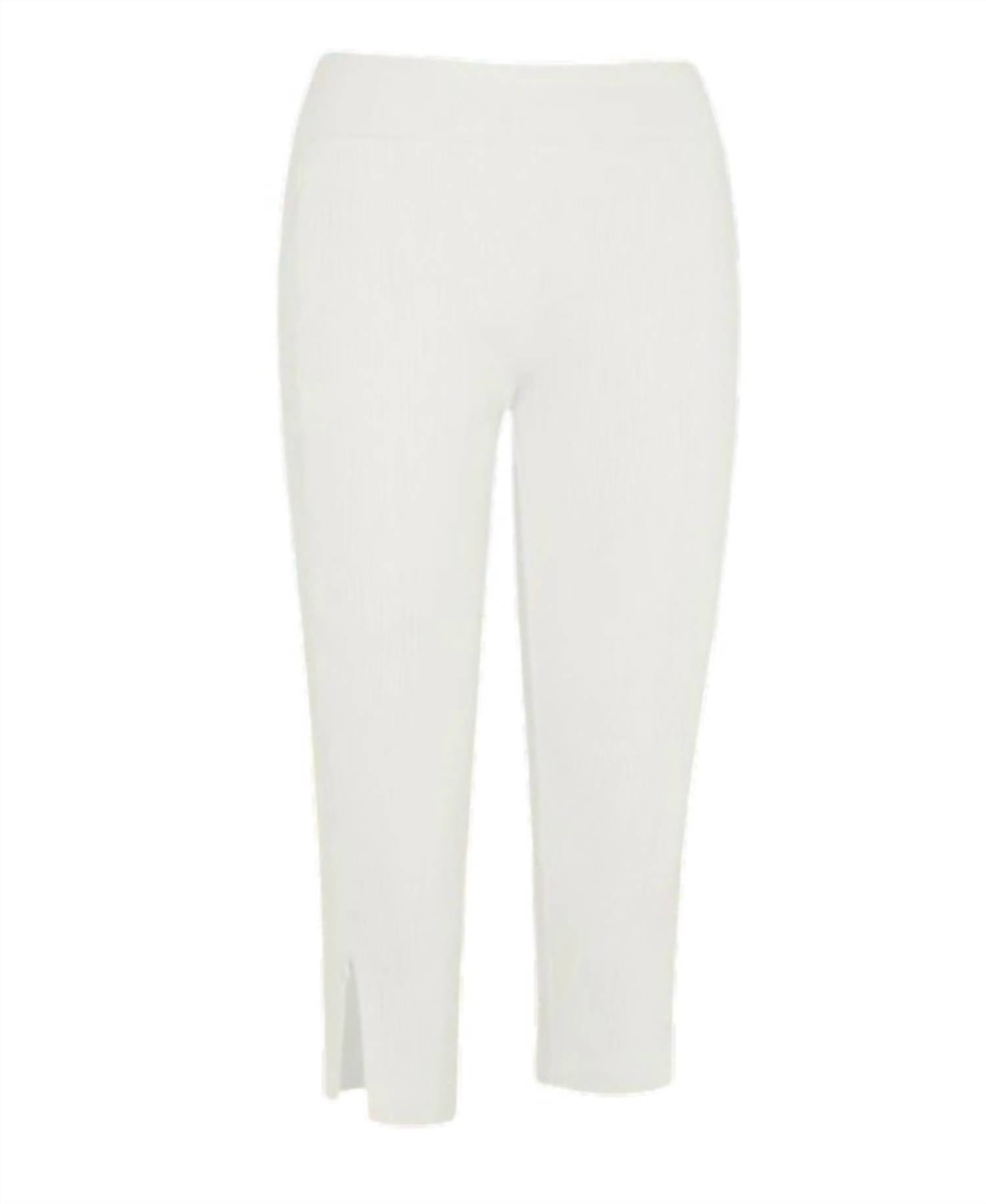 NUSPORT Women's Monterey Midi Pant in sea salt - women's pants