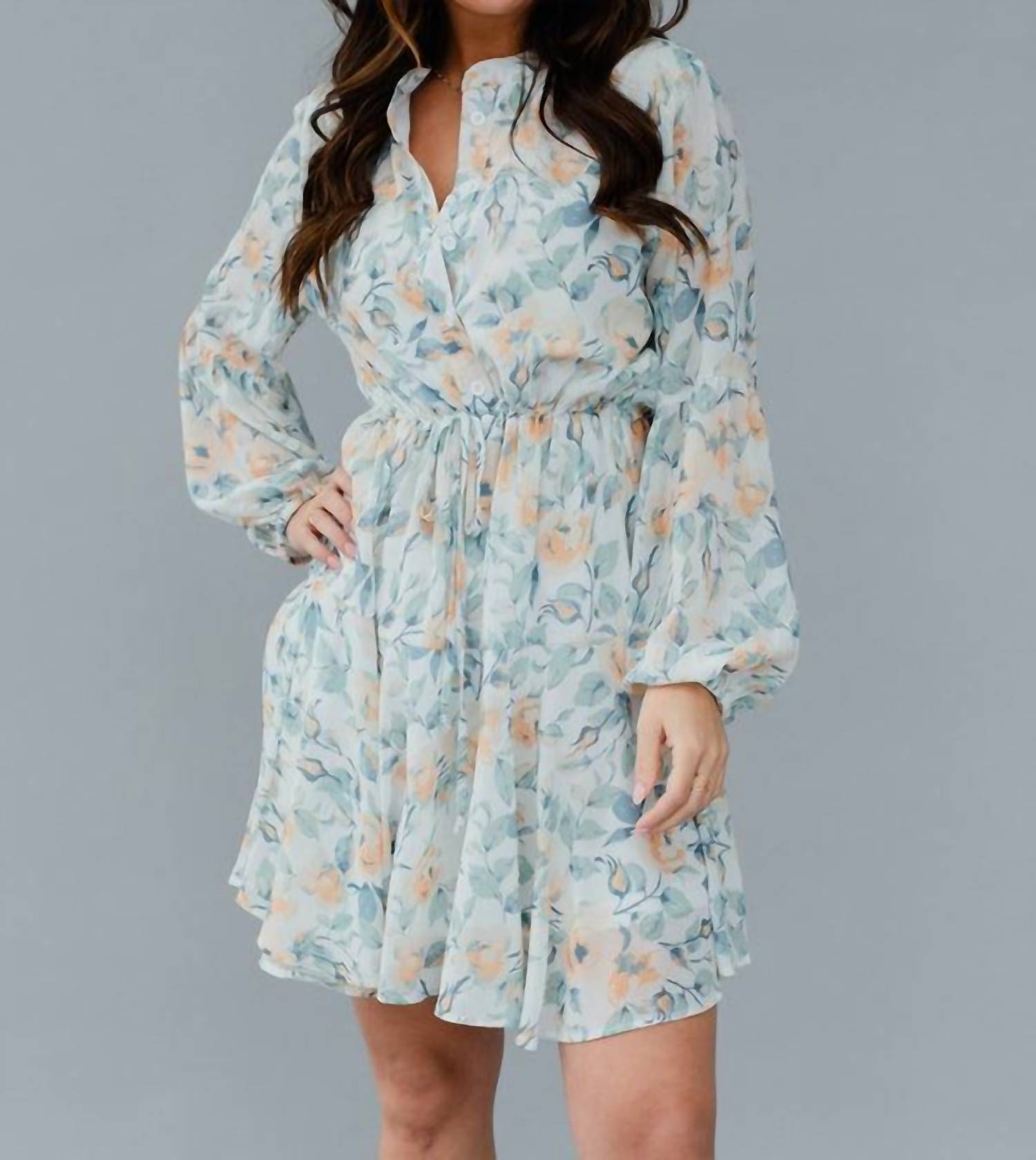 Panache Apparel - Floral Mini Dress