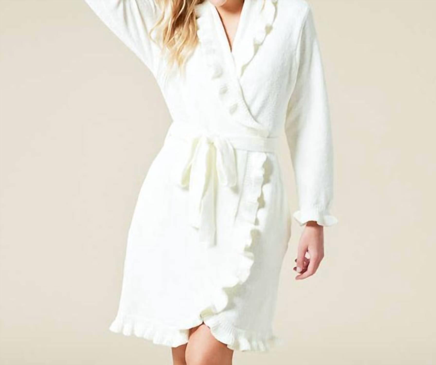 Softies - Soft Ruffle Chenille Robe