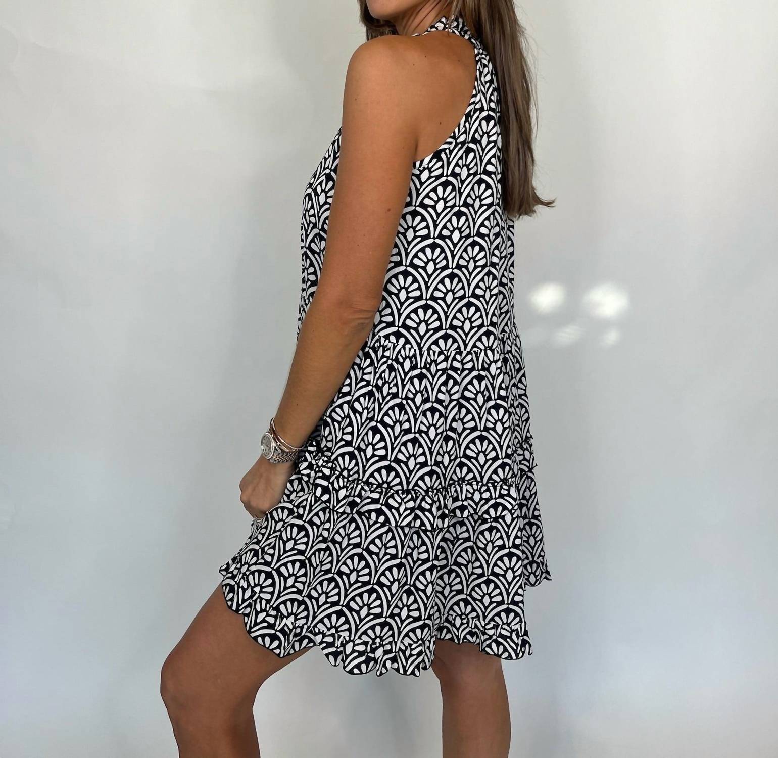 Skemo - Art Deco Celeste Short Dress