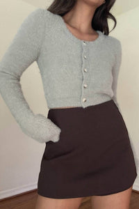 Salty - Knit Scoop Neck Cardigan