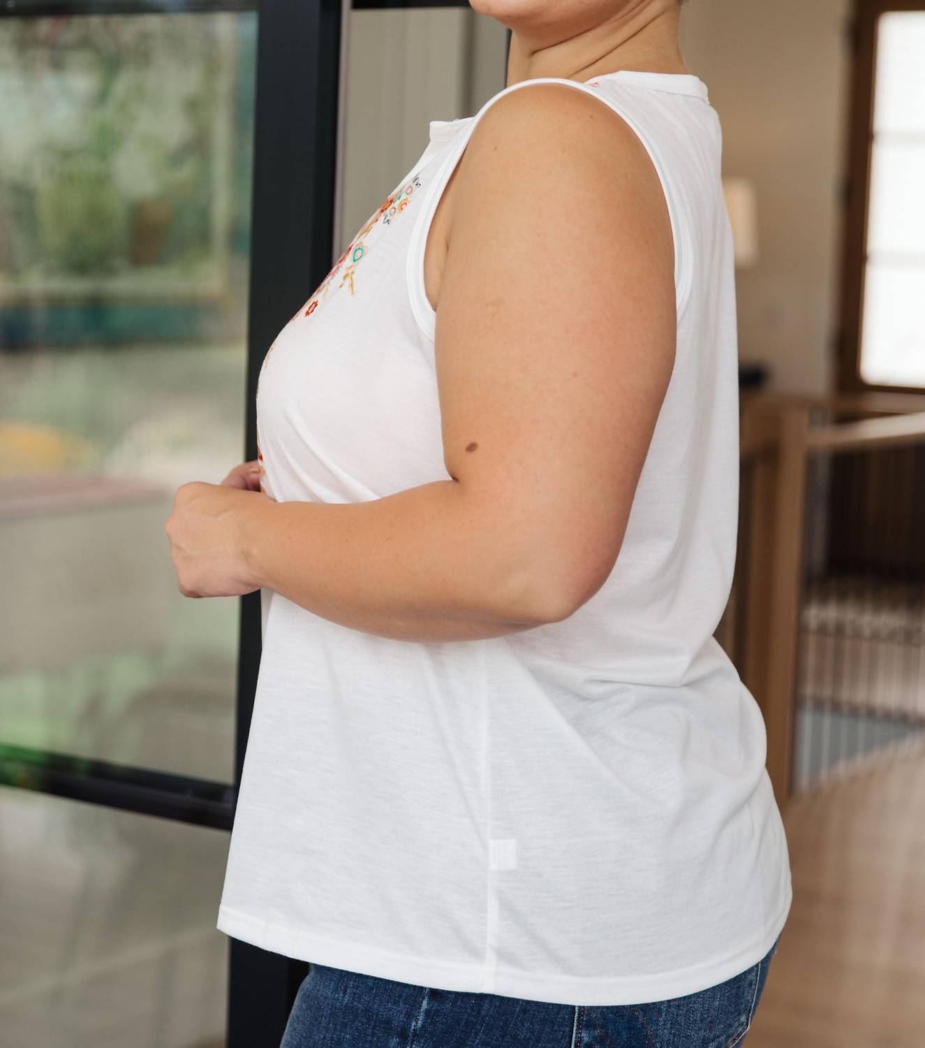 One Eleven North Cecilia Tank Top in white 1 - women's tank top - view 5