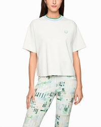 Marc Cain - Heart and striped T-Shirt