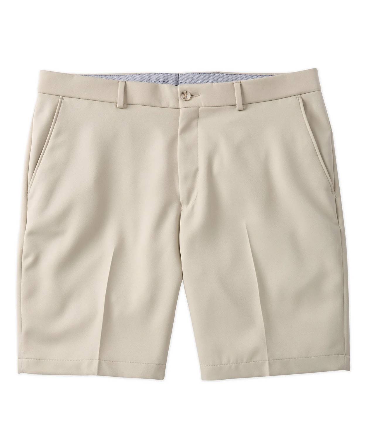Ballin - Nash Micro Nano Travel Twill Performance Gabardine Plain Front Shorts
