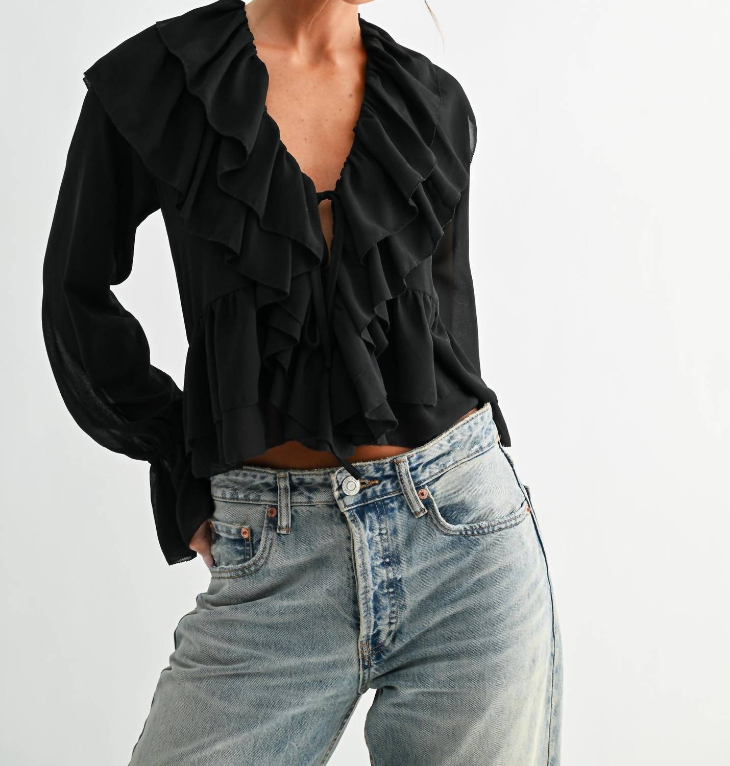 Evenuel - Cascadia Ruffle Top