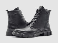 Helios - Women's Hebe Fur-lined Zip-up Leather Boots