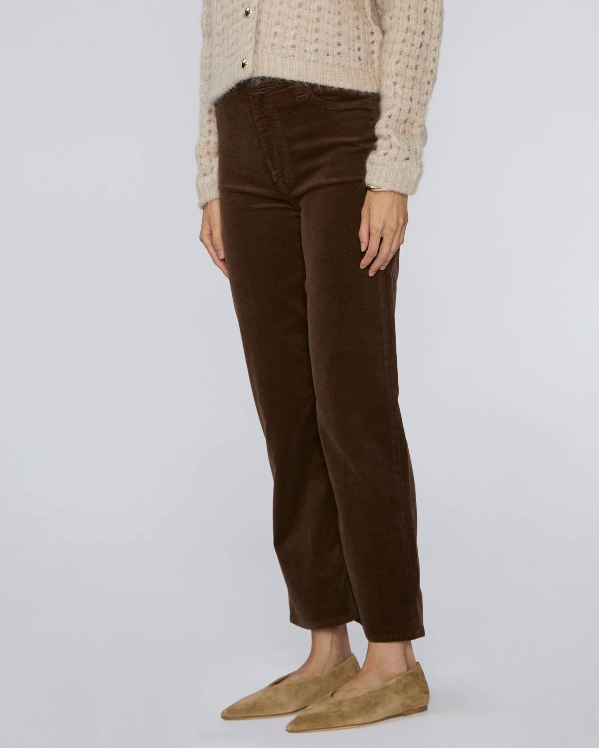 Frame - Le Sleek Straight Corduroy Pants