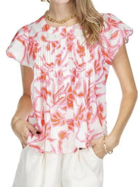 Joy Joy - Amaryllis Top