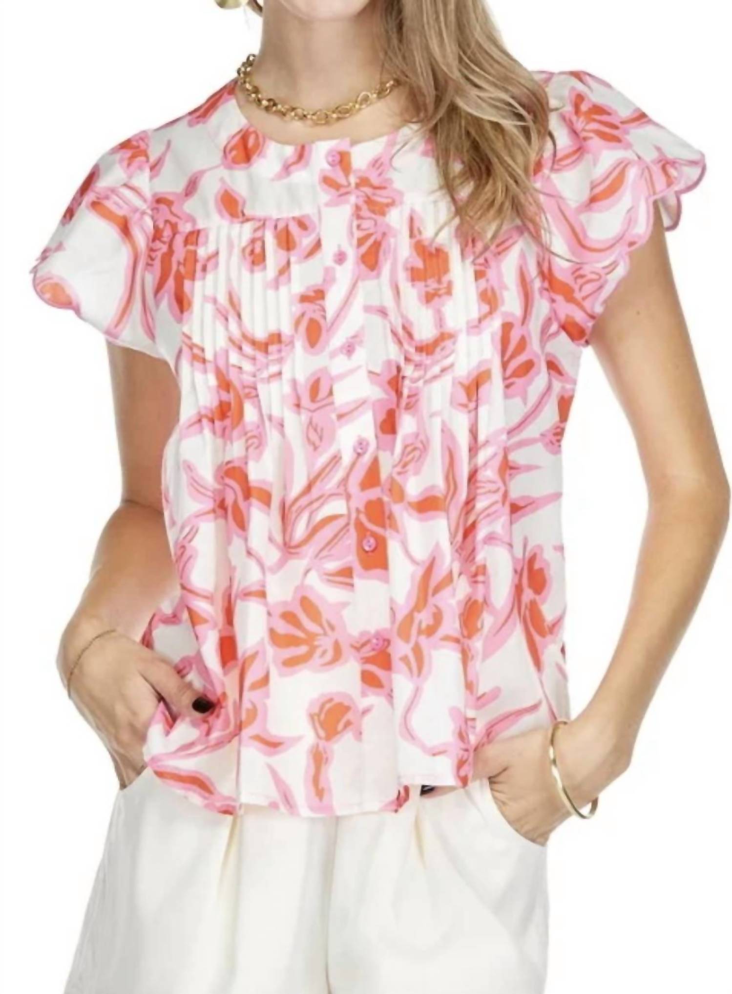 Joy Joy - Amaryllis Top