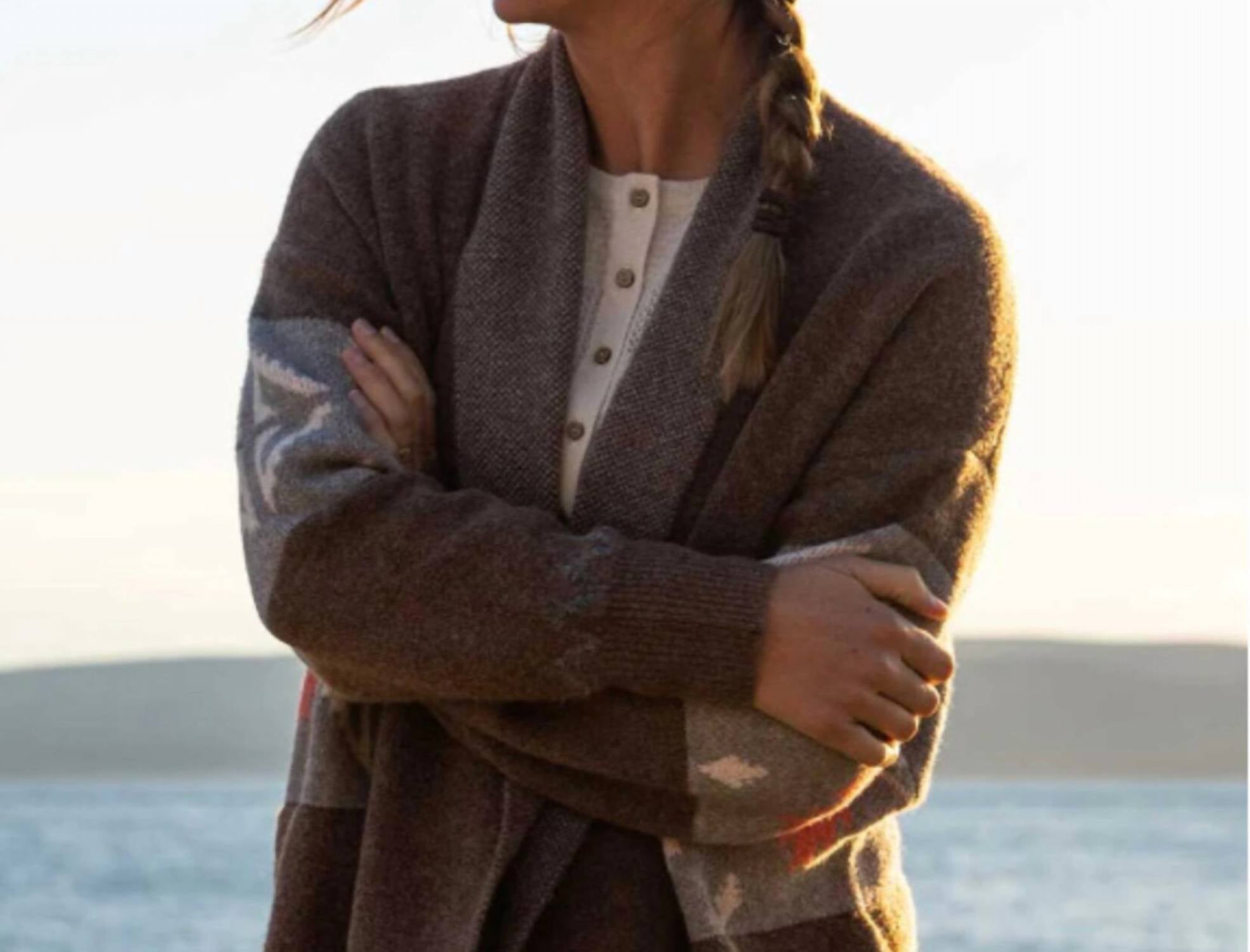 Carve Designs - Priya jacquard topper Cardigan