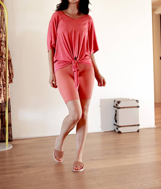 Little Secret Of Mine - Ribbed Shorts Set