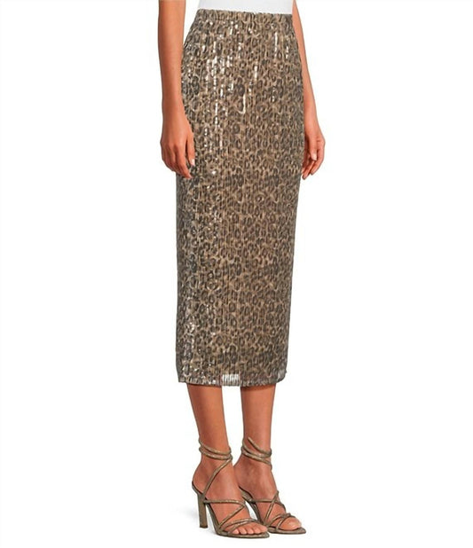 Elan - Coordinating Sequin Maxi Sheath Skirt
