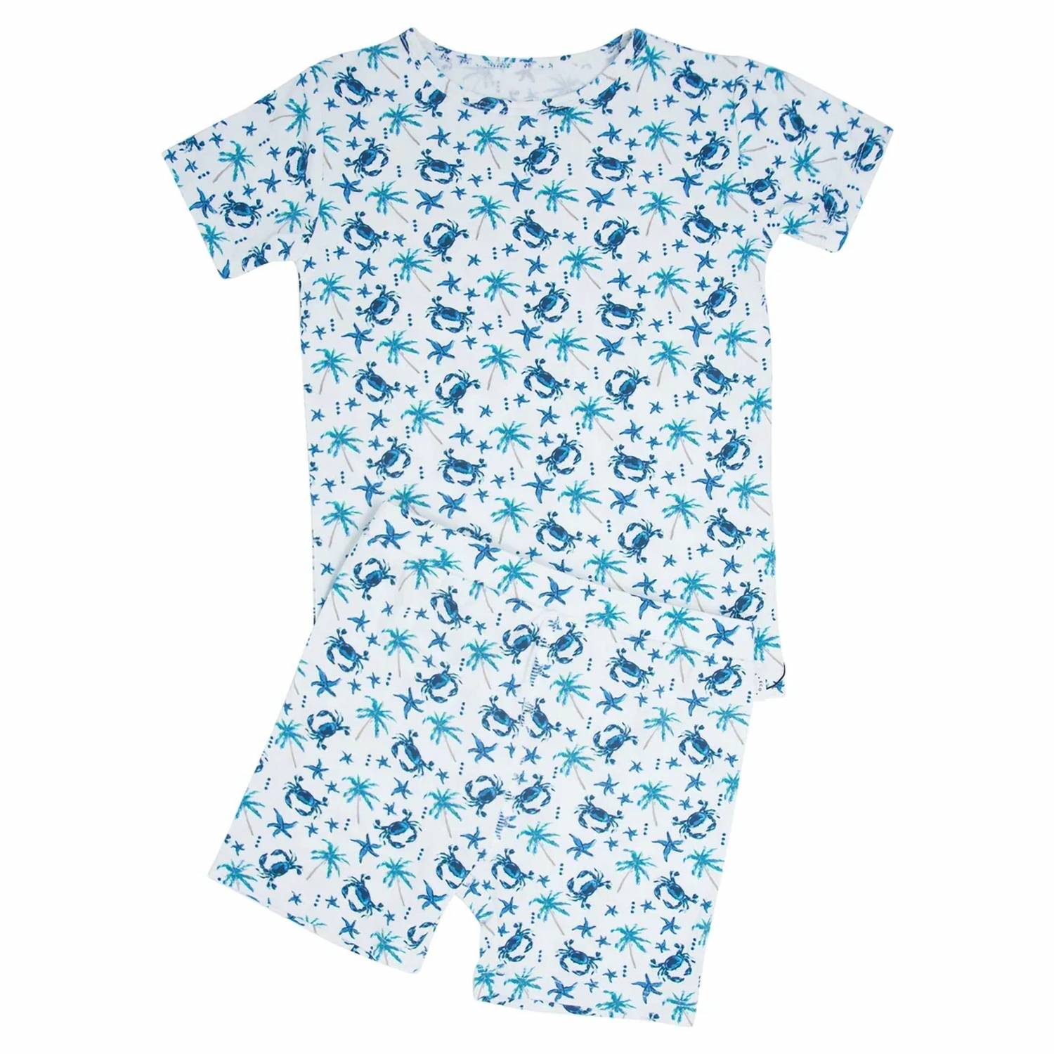 Sweet Bamboo - Kid's Crab Pajama Set