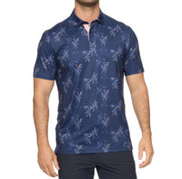 Flags & Anthem - Kingman Short Sleeve Floral Print Performance Polo