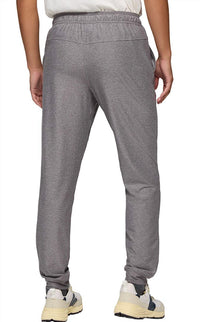 prAna Altitude Tracker Lt Jogger Pant in medium heather grey - men's pants - detail view
