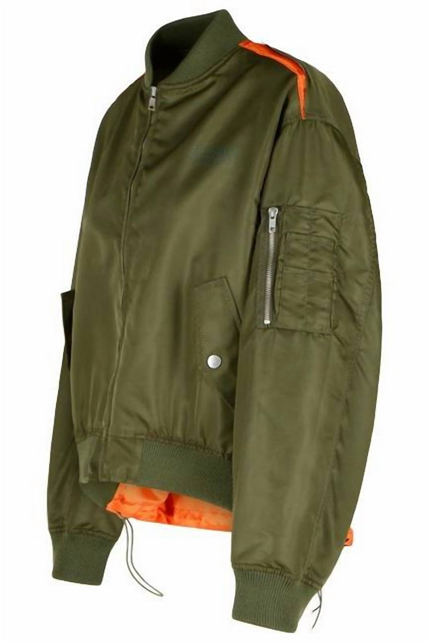 Maison Margiela - Paneled Zip Up Bomber Jacket
