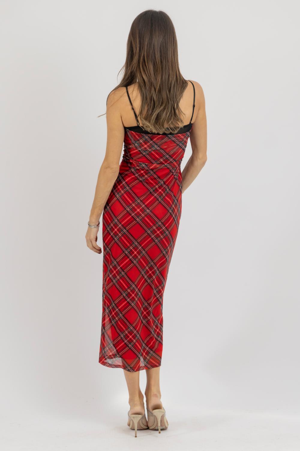 Fore Collection - Blair Mesh Midi Dress