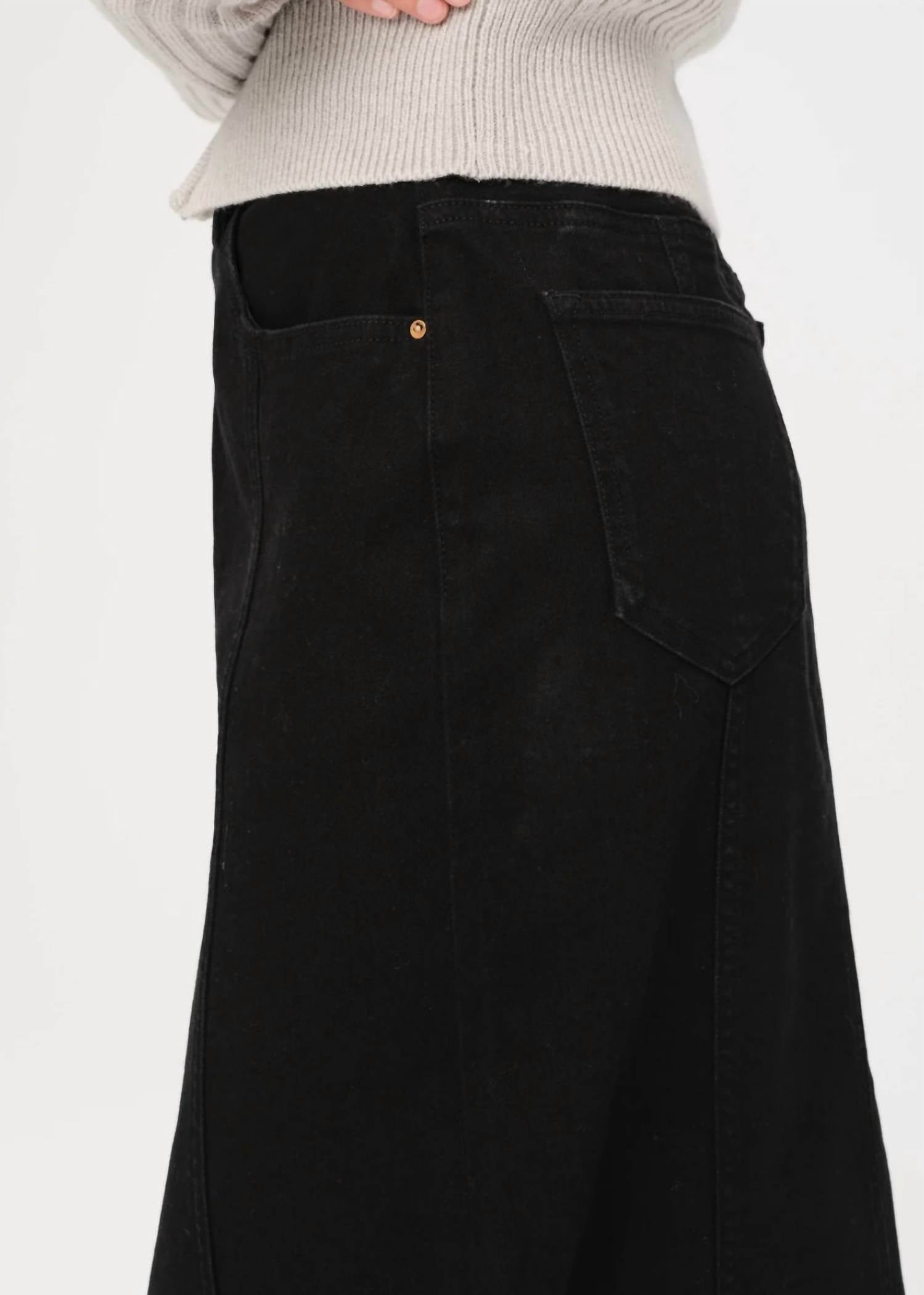 Warp + Weft - SMX Denim Maxi Skirt