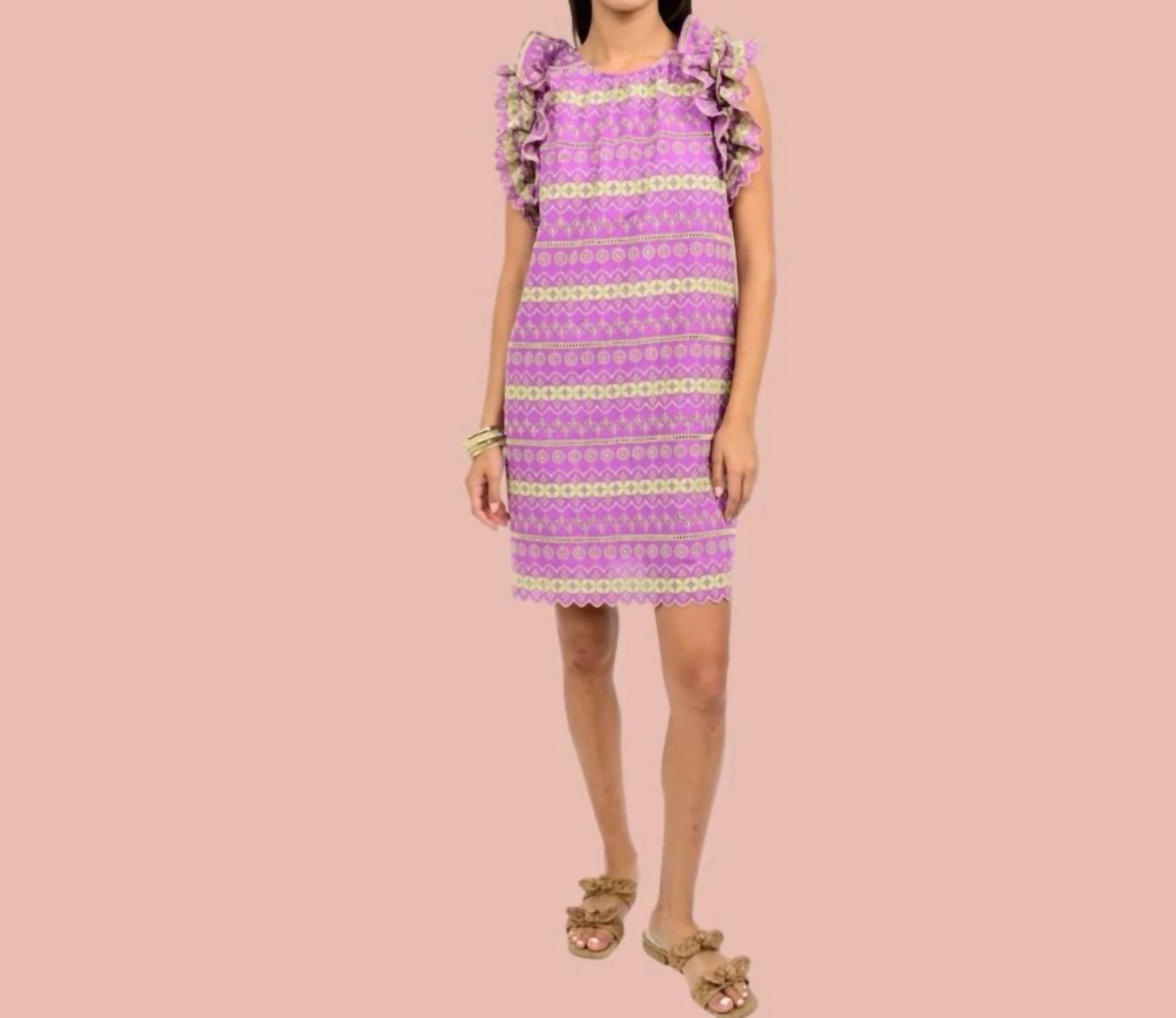 Uncle Frank - Eyelet Mini Dress