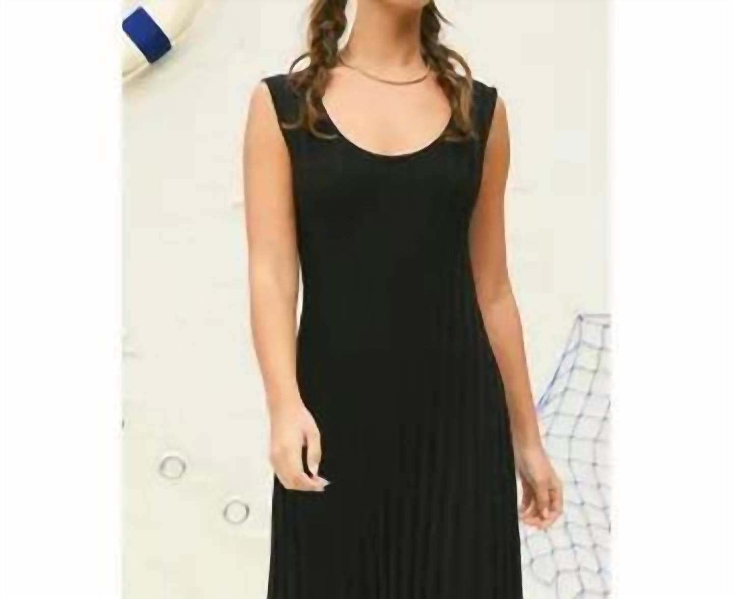 Illa Illa - Ribbed Knit Sleeveless Dress