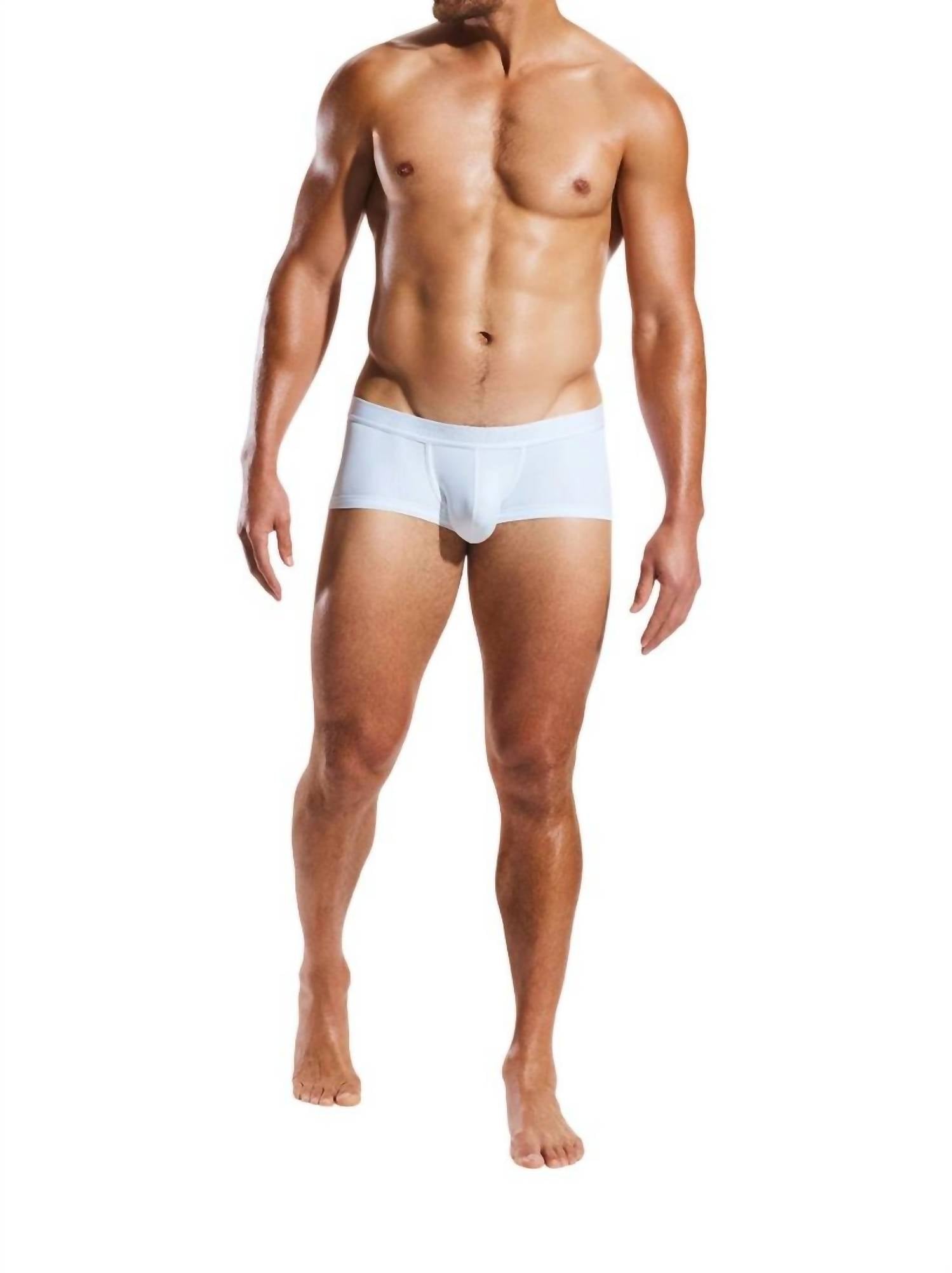 Cocksox Men's Contour Pouch Trunk in bianco - men's item