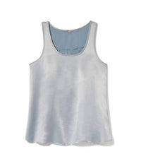 PJ Harlow Women's Laura Satin Tank in morning blue - women's shirt