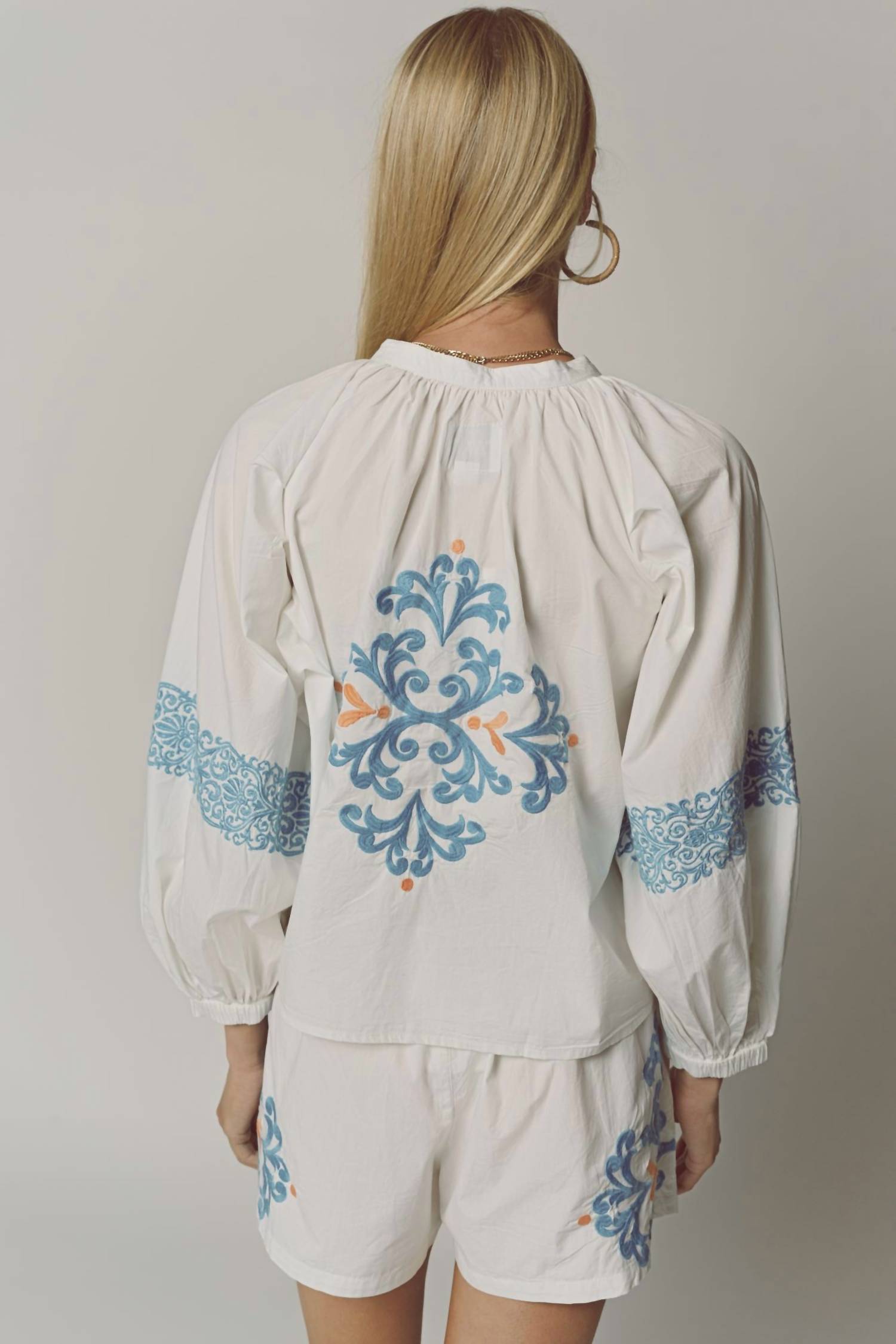 The Shirt - The Minka Embroidered Detail Shirt