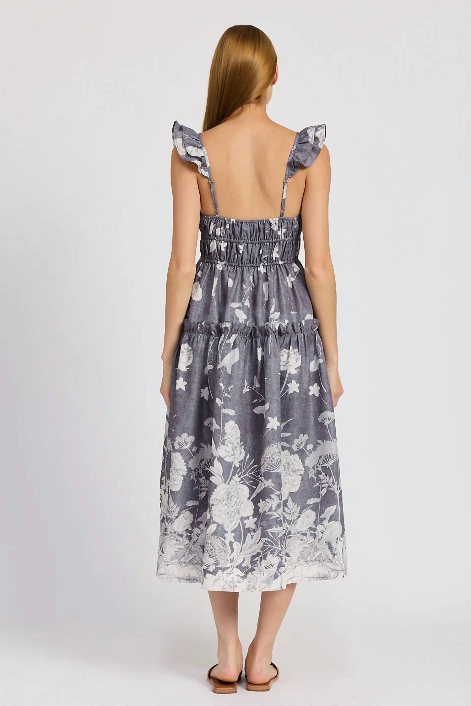 En Saison - Sydney Floral-print Midi Dress
