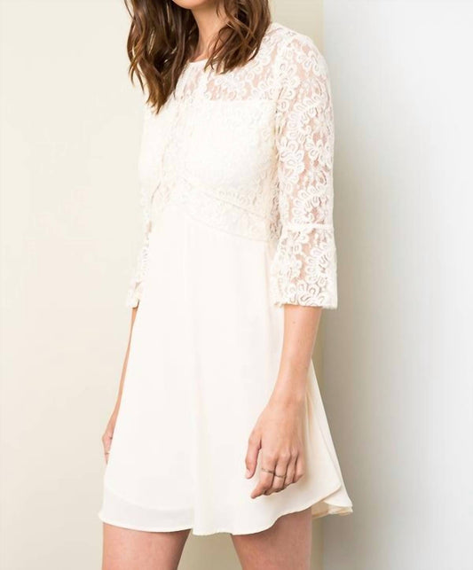 Hayden La - Lace Fit & Flare Mini Dress