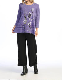 Jess & Jane - Ballet Mineral Washed Cotton Layered Top