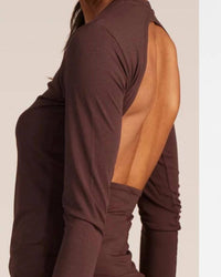Bobi - Open Back Long Sleeve Top