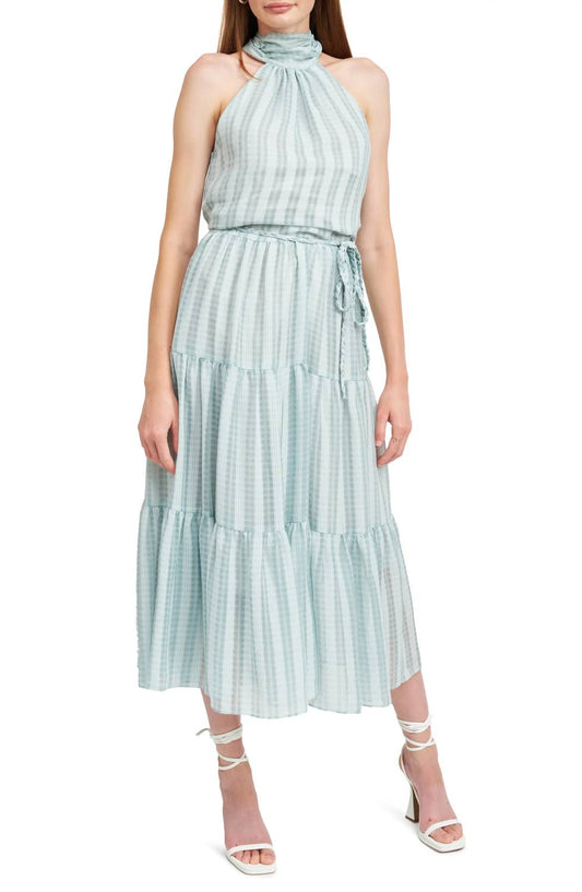 En Saison - Halter Tiered Maxi Dress