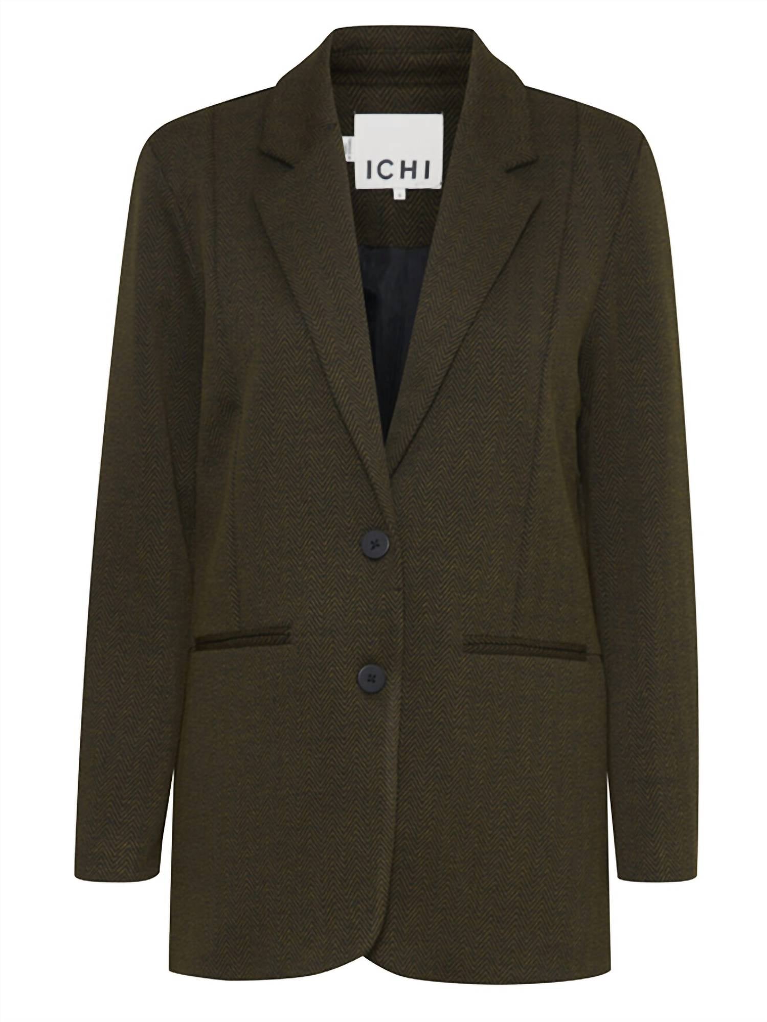 Ichi - Kate Jacquard Lizard Blazer