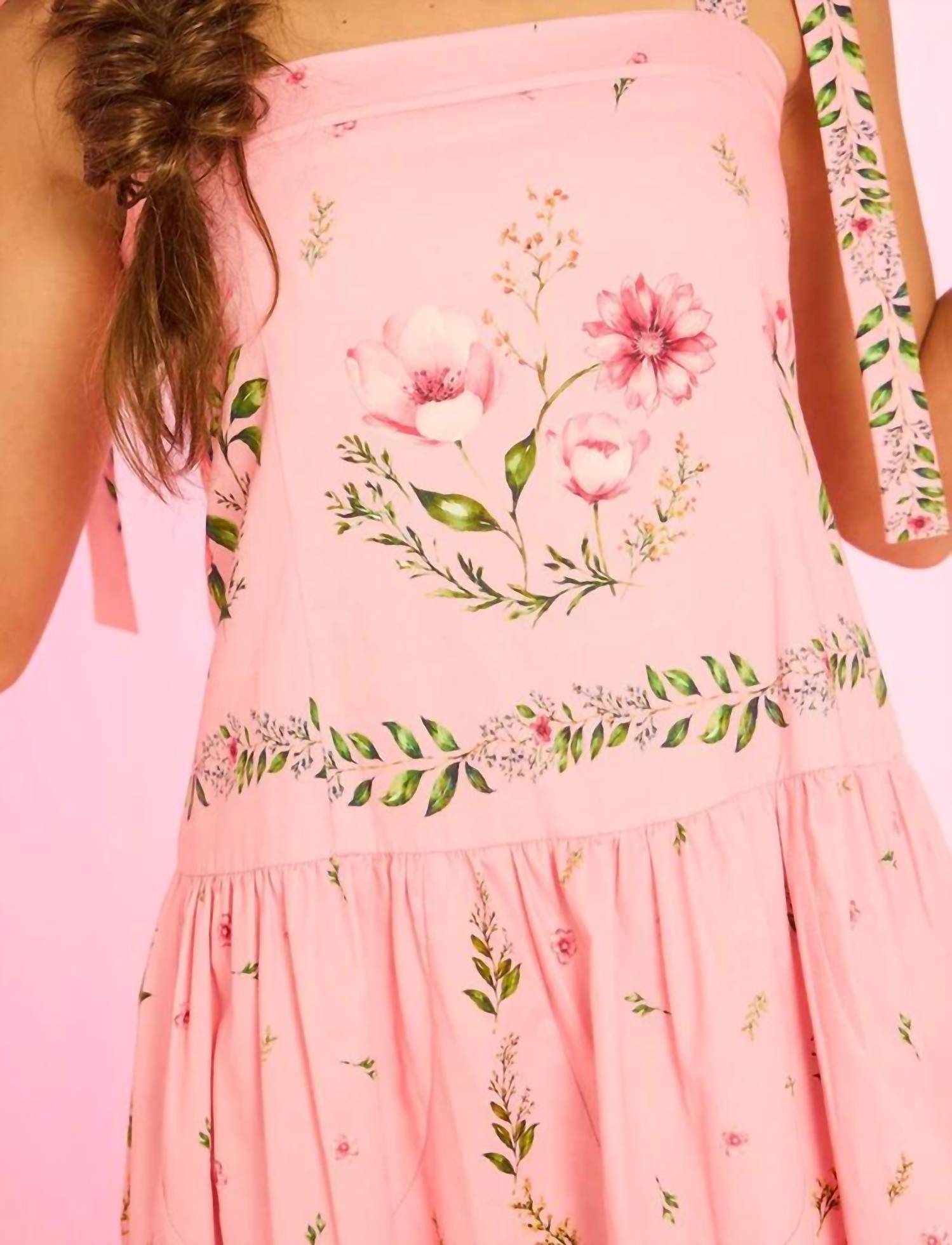 Marlo - Girl's Melany Tiered Maxed Dress