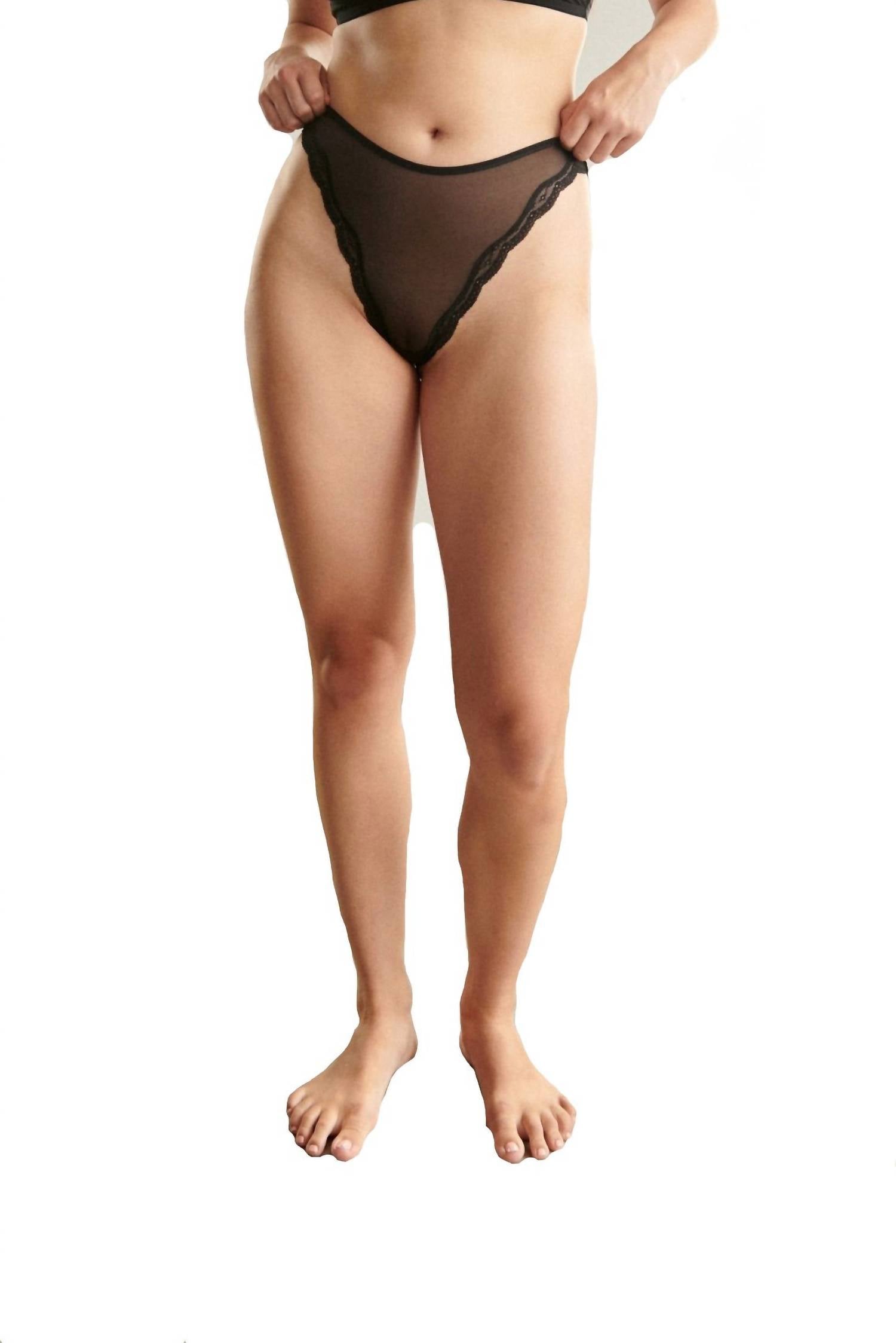 Blush Lingerie - Lotus High Leg Thong Panty