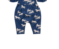 PINK CHICKEN Kid's Katya Jumper in wild horses - kids' item - detail view